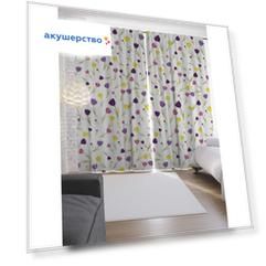 JoyArty Шторы с фотопечатью Тюльпановые фантазии из сатена 290х265 см