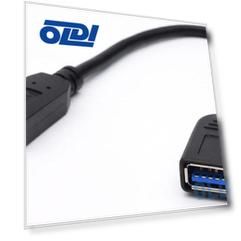 Переходник USB 3.0 Type-C 0.1м Atcom AT1310 круглый черный