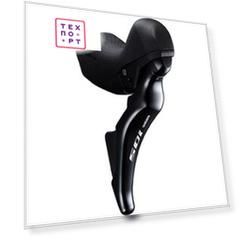 Шифтер Shimano с тормозной ручкой 105, ST-R7020 прав, BR-R7070, 11ск., j-kit, адапт. 25 мм, полимерн. Колодк с кулером, трос