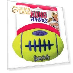 Игрушка Kong  Air "Регби" для собак, большая, 19 см