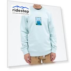 Свитшот RIPNDIP Not Today Embroidered Art Crew Neck Light Blue 2022