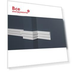 Ударопрочный влагостойкий стеновой молдинг под покраску Decor-Dizayn DD624