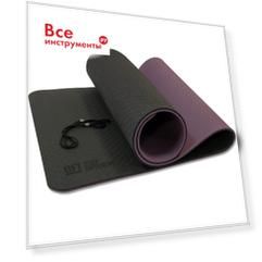 Двухслойный коврик для йоги Original FitTools