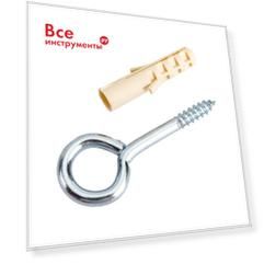 Петля-шуруп ЕВРОПАРТНЕР L30 х d4,1 x O9,6 мм 6 шт. 13 0648 4