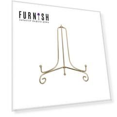 Комплект подставок для тарелок 5 шт, золото (garda decor) золотой 25x22x15 см.