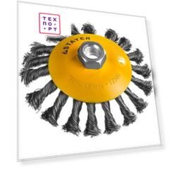 Корщетка коническая Stayer Professional жгутированная 0,5 мм 115 мм хМ14 (35135-115)