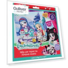 МультиАрт Алмазная мозаика Энчантималс 20*20 см