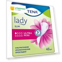 Прокладки урологические Tena Lady Slim Ultra mini 48 штук