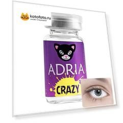 Контактные линзы цветные Adria Crazy (vial) НДС R 8,6 D -0,00 1 шт SPIDER WEB