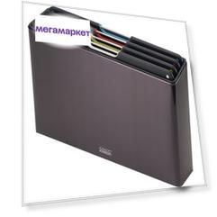 Набор разделочных досок Joseph Joseph Folio Steel 35,6x26,3, черный, 4 шт.