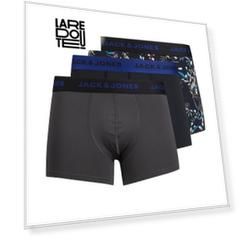 Комплект из трех трусов-боксеров однотонные JACK & JONES