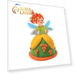 Игрушка, легкий пластилин «Слепи платье для феи» «Осень» набор