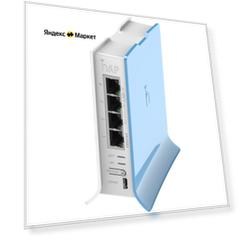 Wi-Fi роутер hAP Lite Tower, 2.4 ГГц
