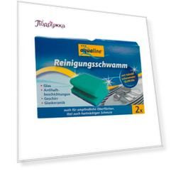 Губка AQUALINE для мытья посуды 2 шт