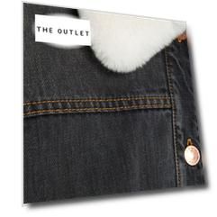 Джинсовая куртка с вышивкой на спине Eleane