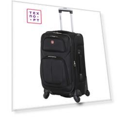 Чемодан Wenger Sion, черный, 37x22x60 см, 35 л, шт