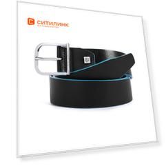 Ремень мужской Piquadro Blue Square CU4880B2/N черный натур.кожа