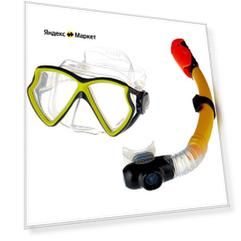 для водного спорта Набор маска + трубка Intex Silicone Aviator Pro Swim 55960 .
