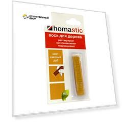 Воск HOMASTIC для восстановления паркета и ламината, Дуб светлый