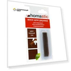 Воск HOMASTIC для восстановления паркета и ламината, Тик темный