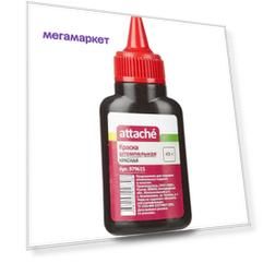 Краска штемпельная Attache красная 45 гр, 979615
