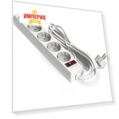 Сетевой фильтр EXEGATE EC-5-3W (5 роз, 3 м) белый
