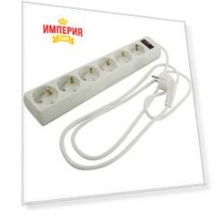 Сетевой фильтр EXEGATE SP-6-1.8W (6 роз/1.8M/евровилка) белый