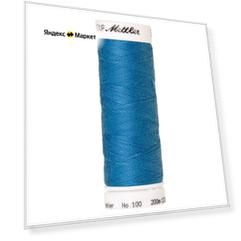AMANN GROUP Mettler Нить универсальная Seralon 1678, №100200 м, 0022 Wave Blue