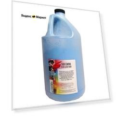 Тонер Static Control OKIUNIV-1KG-C голубой флакон 1000гр. для принтера Oki C3300N/5500