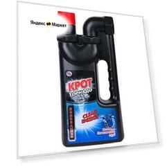 Гель чистящий для труб 1000гр Торнадо крот