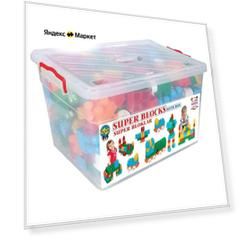 Конструктор Pilsan Super Blocks 300 деталей