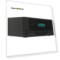 Cервер HPE ProLiant MicroServer Gen10 Plus E-2224 NHP UMTower / Xeon4C 3.4GHz (8MB) / 1x16GbU2D_2666 / S100i (ZM / RAID 0 / 1 / 10 / 5) / 1x1TB_ETY (4) LFF / 1xPCI3.0 / noDVD / iLO (no port) / 4x1GbEth / PS180W (NHP)
