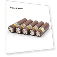Аккумулятор Li-Ion 3000 мА·ч 3.7 В LiitoKala HG2 18650 незащищенный, в упаковке: 5 шт.