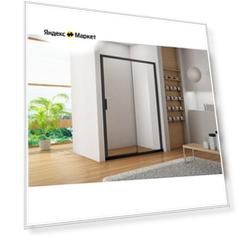 Душевая дверь в нишу Aquanet Pleasure AE60-N-130H200U-BT