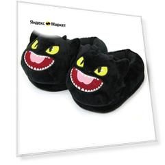 Тапочки домашние Беззубик Как приручить дракона Кигуруми Слипоны