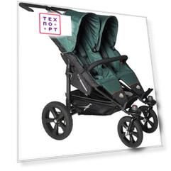 Коляска для двойни прогулочная TFK Twin Trail Pine Grove T-TWT-352
