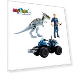 Игровой набор Jurassic World Story Pack Внедорожный трекер ATV