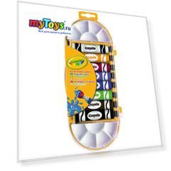Темперные краски, 8 цветов, Crayola