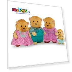 Игровой набор Li'l Woodzeez "Семья ежиков"