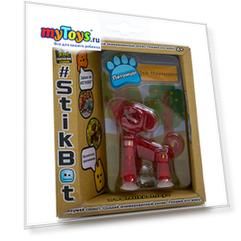 Фигурка питомца Мартышка, красная, Stikbot
