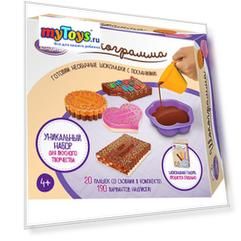 Набор для творчества 1Toy "Шеф-кондитер" Шокограмма, 32 детали