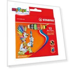 STABILO Набор восковых мелков Yippy-wax, 12цв.