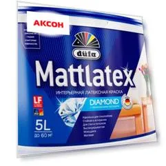 краска dufa mattlatex rd100 латексная для стен и потолков база а 5л