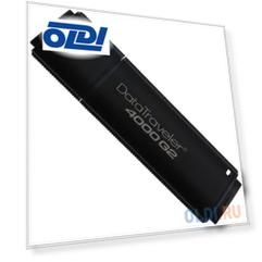 Внешний накопитель 8Gb USB Drive <USB3.0 Kingston DataTraveler 4000 G2 256 AES FIPS 140-2 Level 3 (Management Ready) черный (DT4000G2DM/8GB)