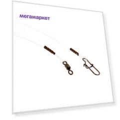 Поводок (уп.6 шт) титан WIN SOFT MIRROR 6 кг 25 см TSM-06-25-6