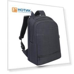Рюкзак 17,3” RivaCase 8365 black, Полиэстер, Черный