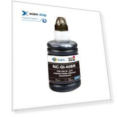 Чернила G&G NC-GI-40BK для Canon Pixma 5040/6040, 140 ml, черные