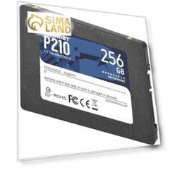 Накопитель SSD Patriot P210S256G25 P210, 256 Гб, SATA III, 2.5"