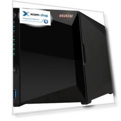 Сетевой накопитель данных ASUSTOR AS3304T 4-Bay NAS/MPl/Cel 1.4GHz Quad Core/2GB/noHDD/LFF(HDD,SSD)/1GbE(LAN)/3*USB3.2