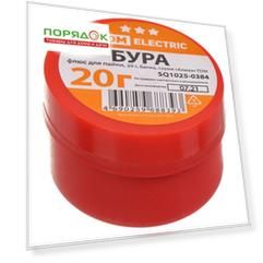 Флюс для пайки БУРА, TDM Electric, Алмаз, 20 г, банка, SQ1025-0384